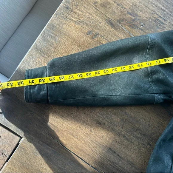 REMY VINTAGE GENUINE LEATHER ZIP UP JACKET SIZE 40 - Picture 7 of 7